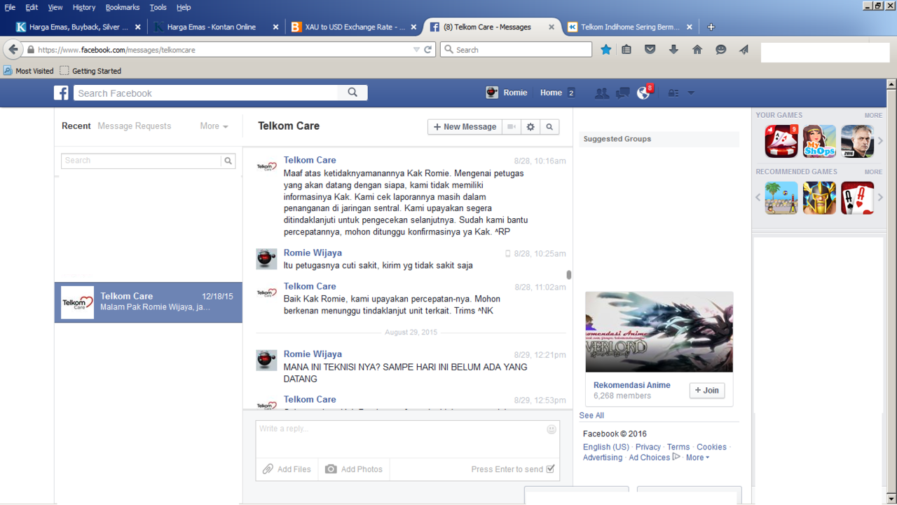 Bermasalah dengan pelayanan Telkom Speedy