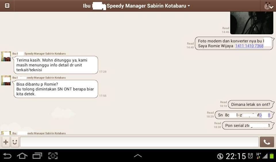 Bermasalah dengan pelayanan Telkom Speedy
