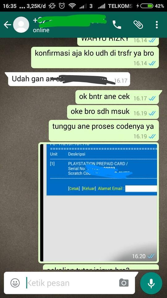 TESTIMONI boyzz22w (WALLET / VOUCHER FOR GAME)