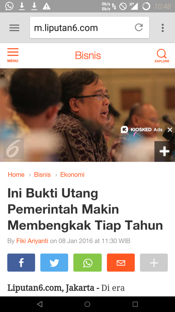 Ini Bukti Utang Pemerintah Makin Membengkak Tiap Tahun