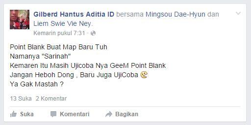 Status FB baru nih gan &quot;Ga level ama indo&quot; 