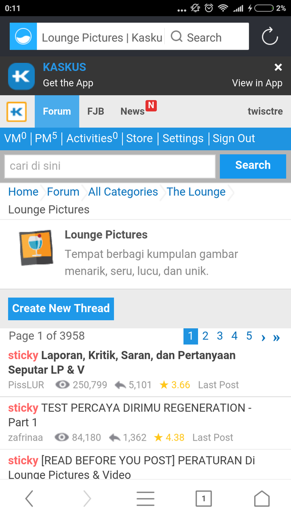 GUYS... Mulai hari ini LPV dipisah jadi lounge pictures sama lounge video