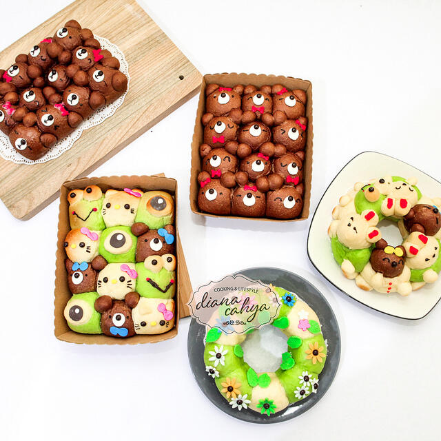 Resep & tutorial Step by Step Character Bread a.k.a ChigiriPan yang lagi Booming :D