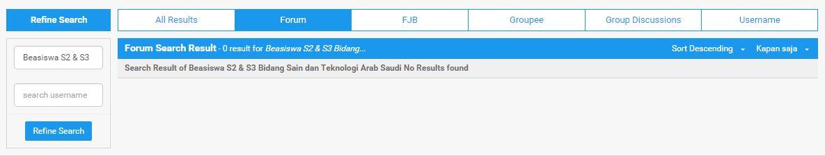 Beasiswa S2 &amp; S3 Bidang Sains dan Teknologi Arab Saudi 
