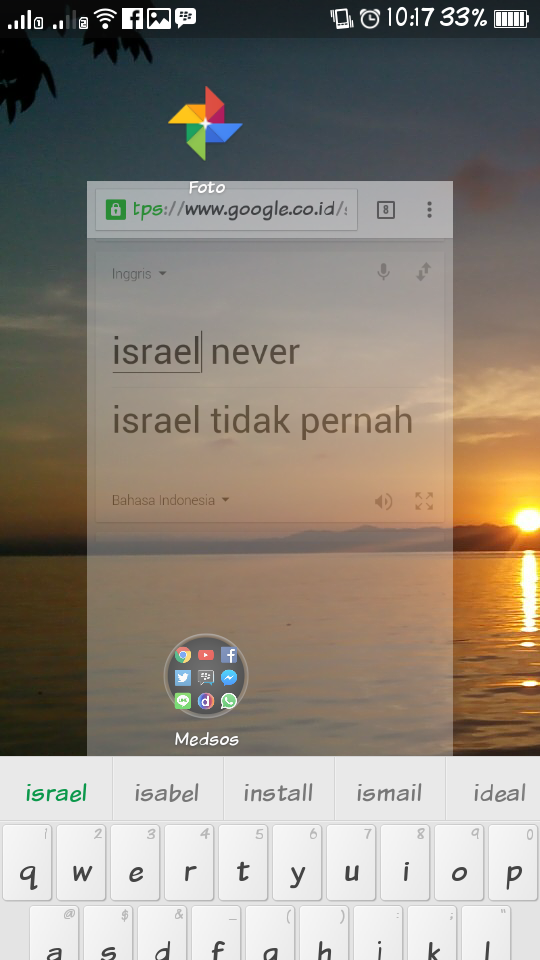 Google translate ini: &quot;Israel never attack Palestine&quot;, terus coba kebalikannya