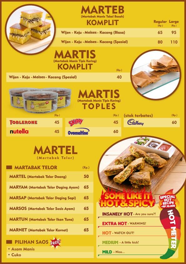 &#91;20% OFF&#93; Voucher Martabakku Cabang Menteng Senilai Rp 100.000