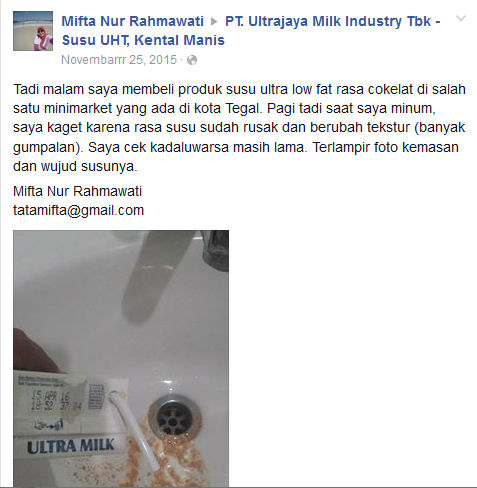 Hati-hati bagi yang suka minum susu Ultra!