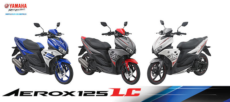 AEROX 125 LC: Desain Sporty &amp; Performa Maksimal Dilengkapi Pendingin Mesin Cairan