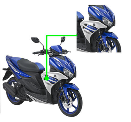 AEROX 125 LC: Desain Sporty &amp; Performa Maksimal Dilengkapi Pendingin Mesin Cairan