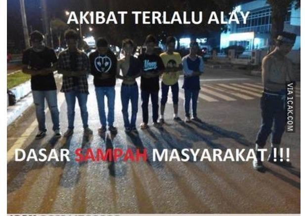 Miris kelakuan anak alay yg katanya Gaul, tapi malah kebablasan, Edisi Lampu merah