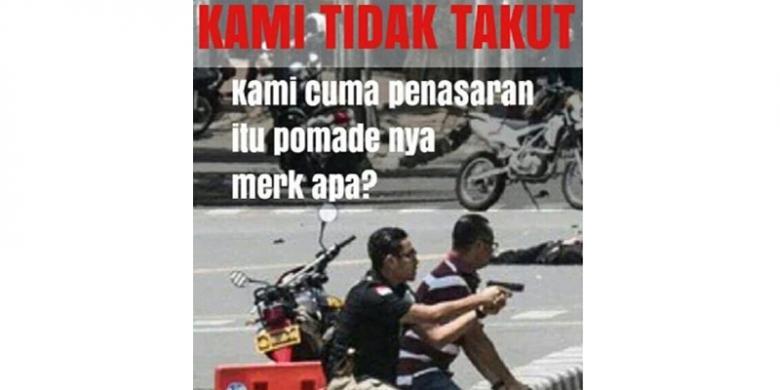 Cuma di Indonesia, serangan Teroris malah jadi guyonan..!!