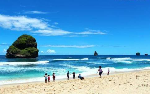 pantai di malang mirip pantai internasional