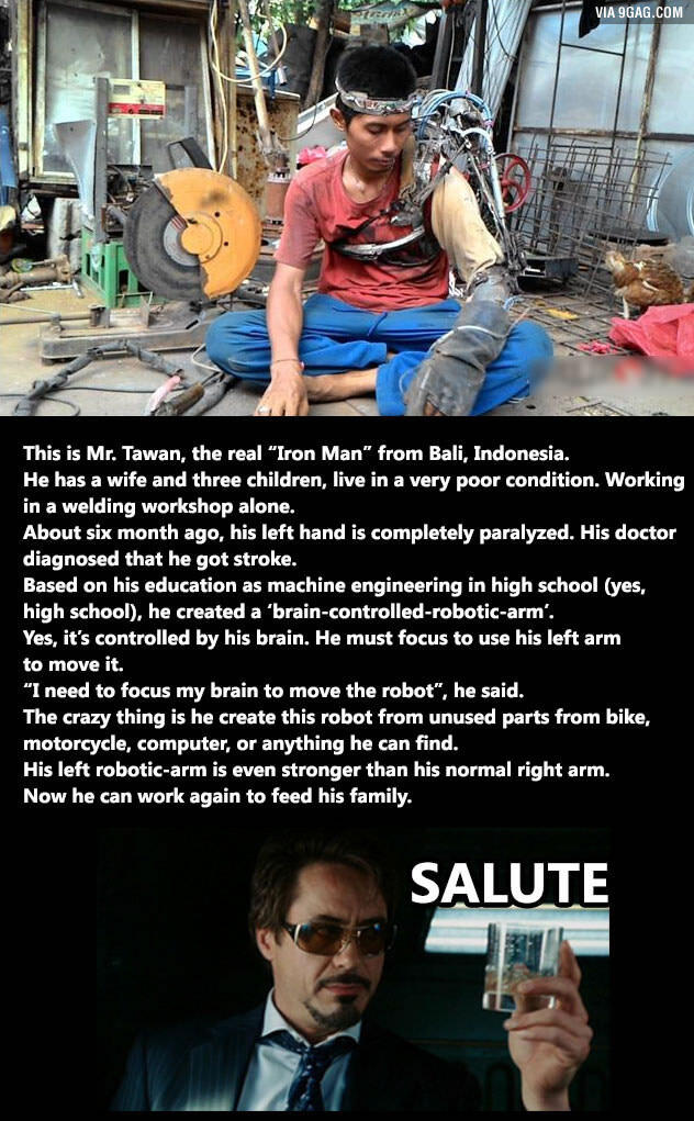 THE REAL IRON MAN asal BALI