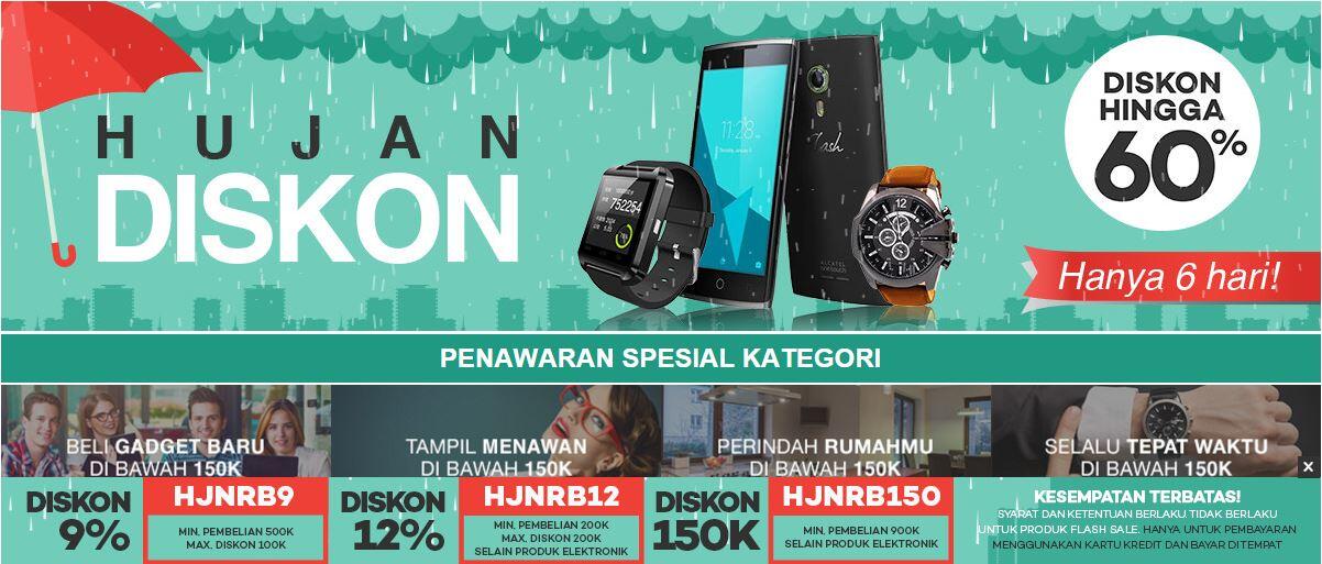 &#91;Diskon UP TO 60%&#93; Lazada Hujan Diskon Gan! Hanya 6 hari!!!