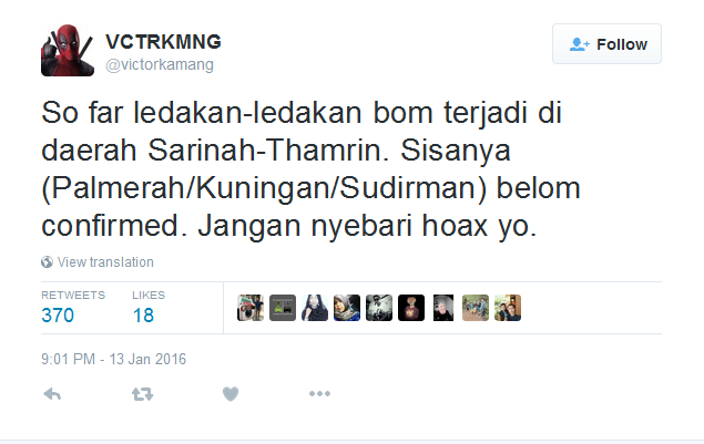 7 HAL UNIK YANG PATUT AGAN & AGANWATI TONTON DI SAAT KEJADIAN TEROR BOM DI JAKARTA