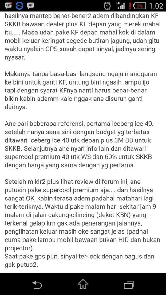 Butuh kaca film yang tahan panas maksimal dan berkualitas ga perlu mahal gan!!!