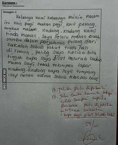 Surat Karangan TerNgaco Seluruh Indonesia... Ga habis Pikir Ane!