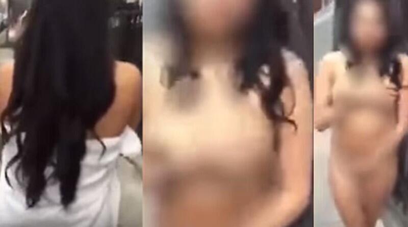 Waduh, Ini Dia Video Suami Menghukum Istri Berjalan di Jalan Tanpa Busana