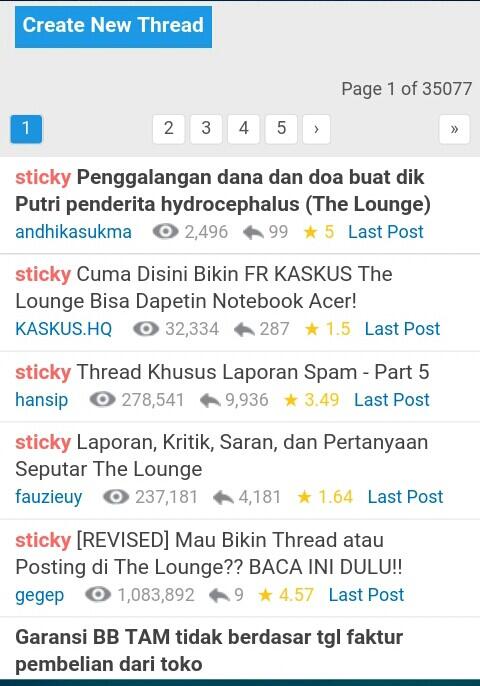 HOREEE TAMPILAN KASKUS BARU LAGI