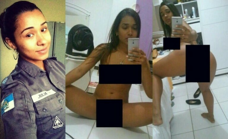 FOTO Bugil Polisi Cantik Ini Disebar ke Internet Sebagai Balas Dendam