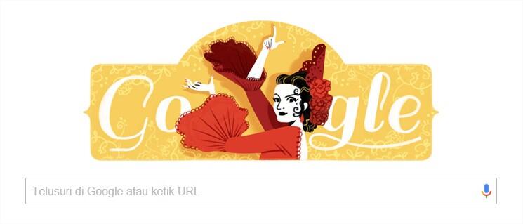 Google Doodle Peringati Hari Lahir Lola Flores, Siapakah Dia ?