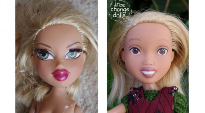 Begini Jika Boneka Barbie Tampil Polos Tanpa Make Up