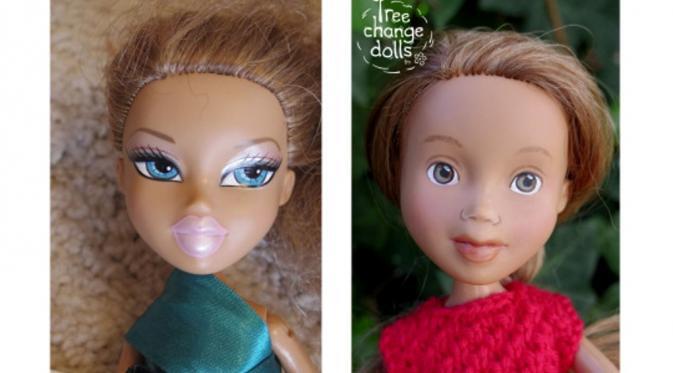 Begini Jika Boneka Barbie Tampil Polos Tanpa Make Up