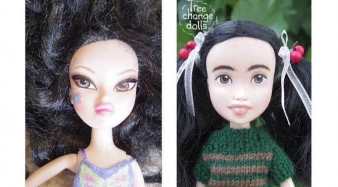 Begini Jika Boneka Barbie Tampil Polos Tanpa Make Up