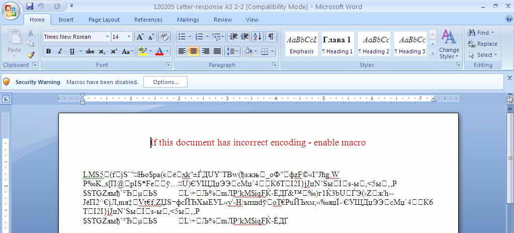 Dapet kiriman email gak jelas dan ada attachment microsoft words... apakah virus?