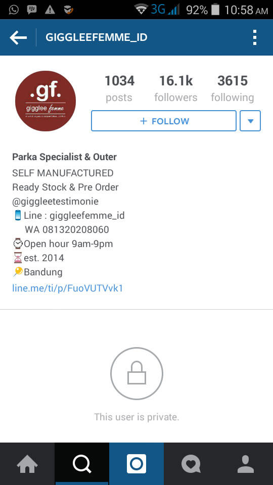 PENIPUAN YG DILAKUKAN OLEH GIGLEEFEMME_ID