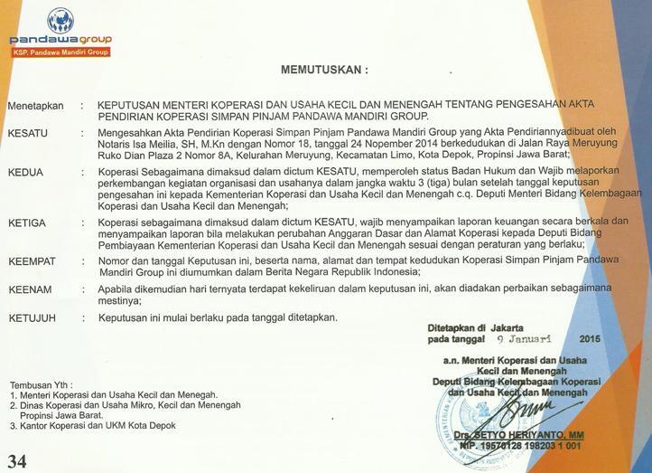 KSP Pandawa Solusi Finansial Anda