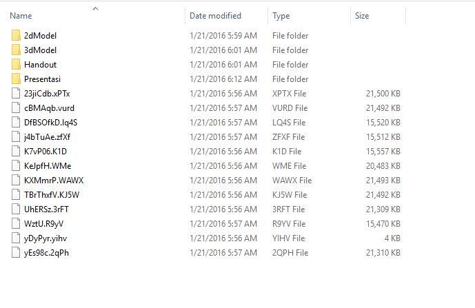 Tanya: Apa ini disebabkan malware? Gimana ya balikin file semula?