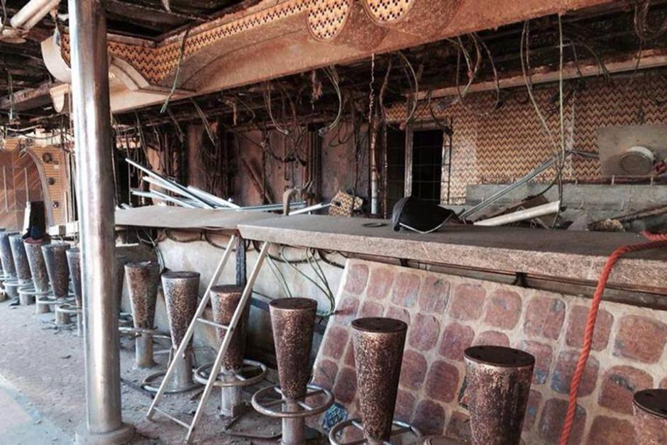 Melihat Interior Dari Rongsokan Kapal Pesiar Mewah Costa Concordia
