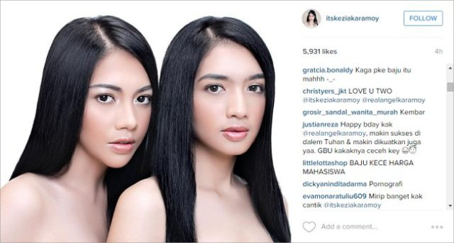 Kagak Pake Baju ini.. Angel dan Kezia Karamoy FOTO TOPLESS........!!