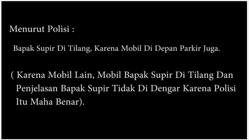 Dalam Kasus ini Siapa yang Paling Benar, Polisi atau Sopir Taksi?