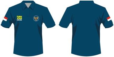 Pre Order Polo Shirt TURN BACK CRIME versi &quot;Garuda Di Dadaku&quot; di Forum Kepolisian