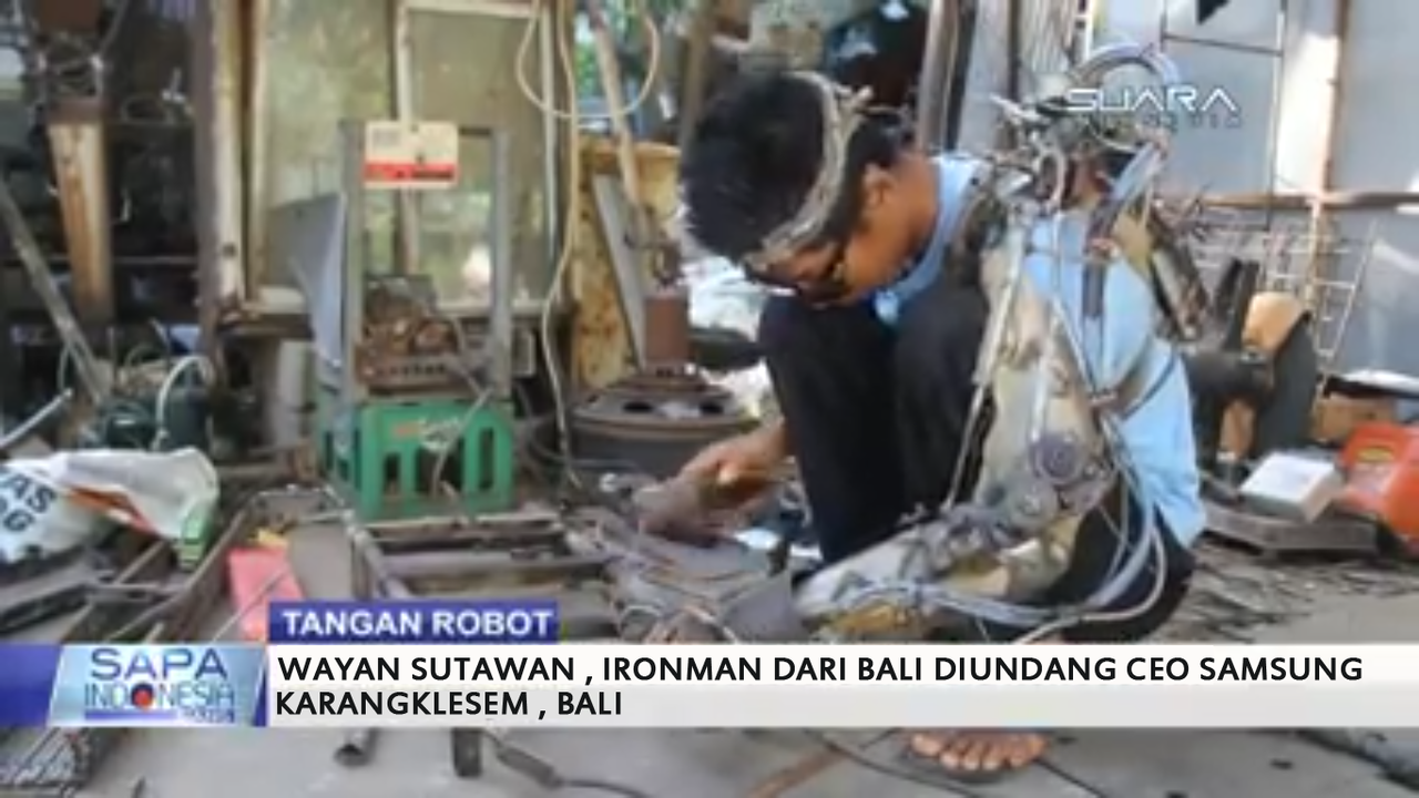 &quot;IRON MAN&quot; Indonesia dari Bali diundang CEO SAMSUNG