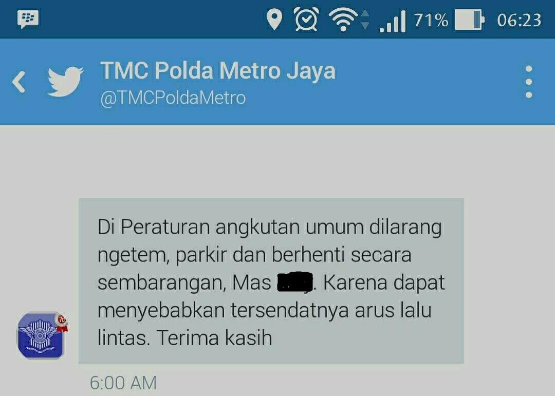 DILARANG PARKIR VS DILARANG STOP - Tanggapan TMC Polda Metro Jaya