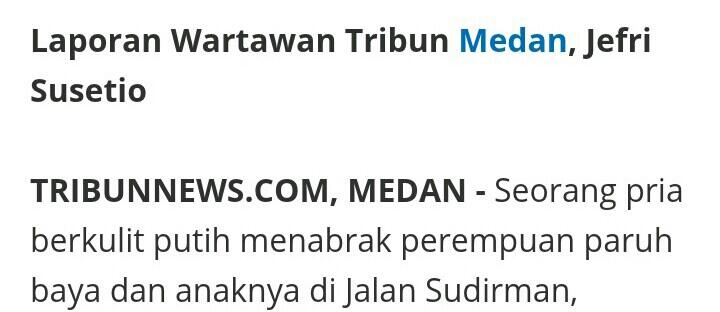 Berita online TribunNews kok kayaknya rasis? (Warning : mengandung SARA)