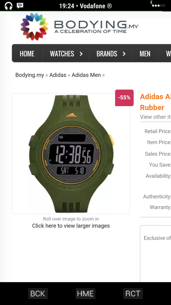 URGENT Kehilangan Ketinggalan Jam Adidas ADP 6122 BANTEN