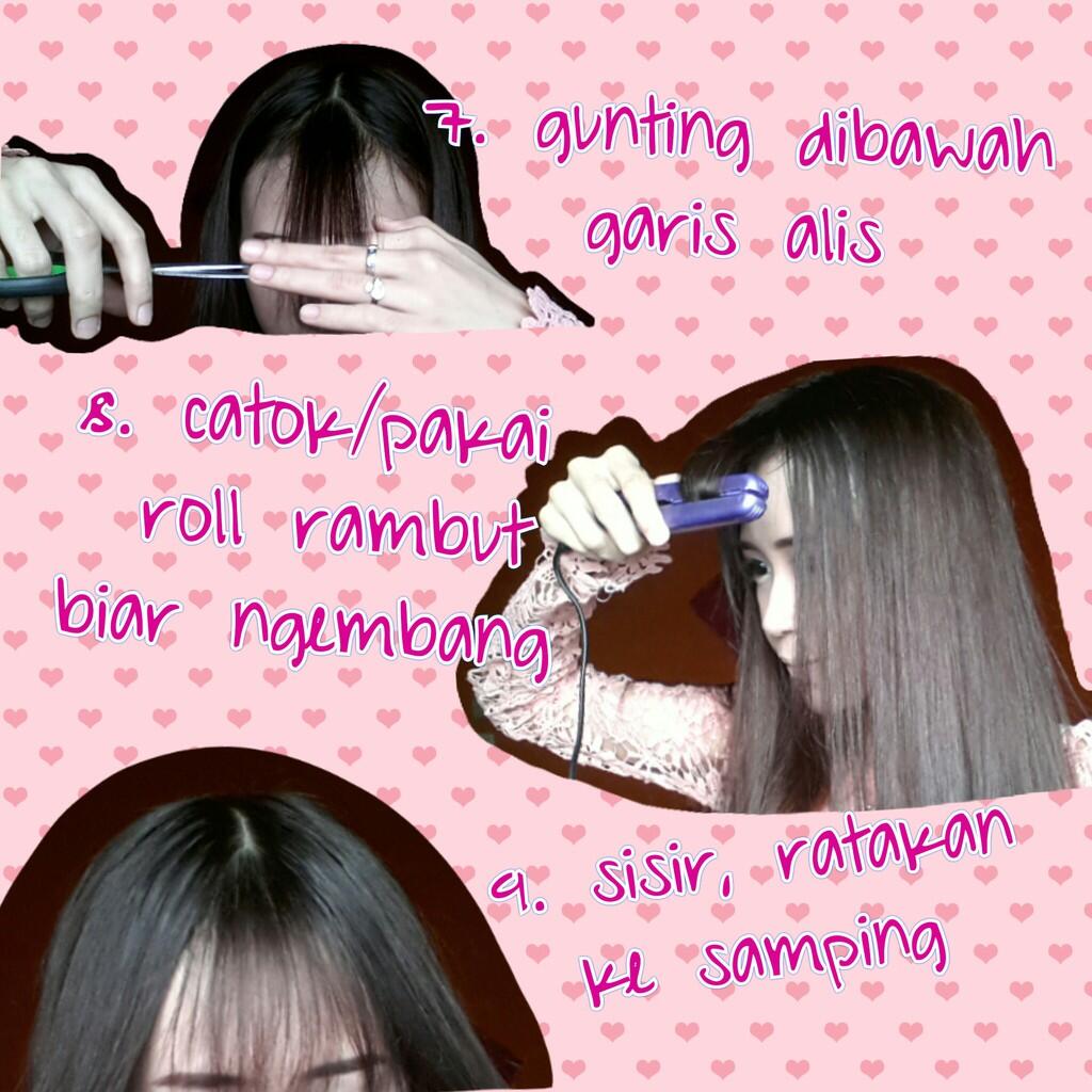 korean see through bangs tutorial (poni ala korea)