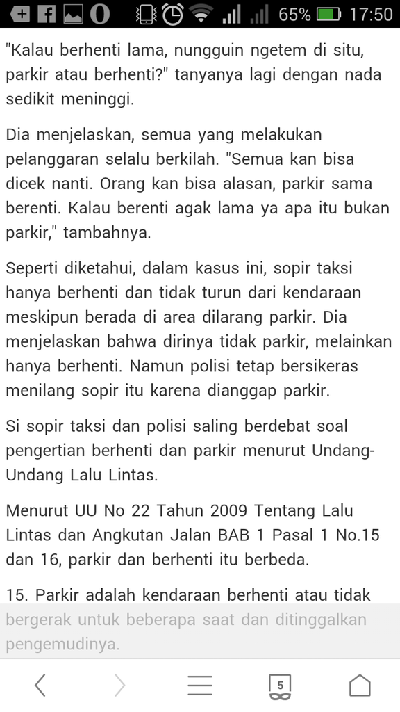 BEDA PARKIR dan BERHENTI: mana yang benar? bapak supir taksi atau bapak polisi?