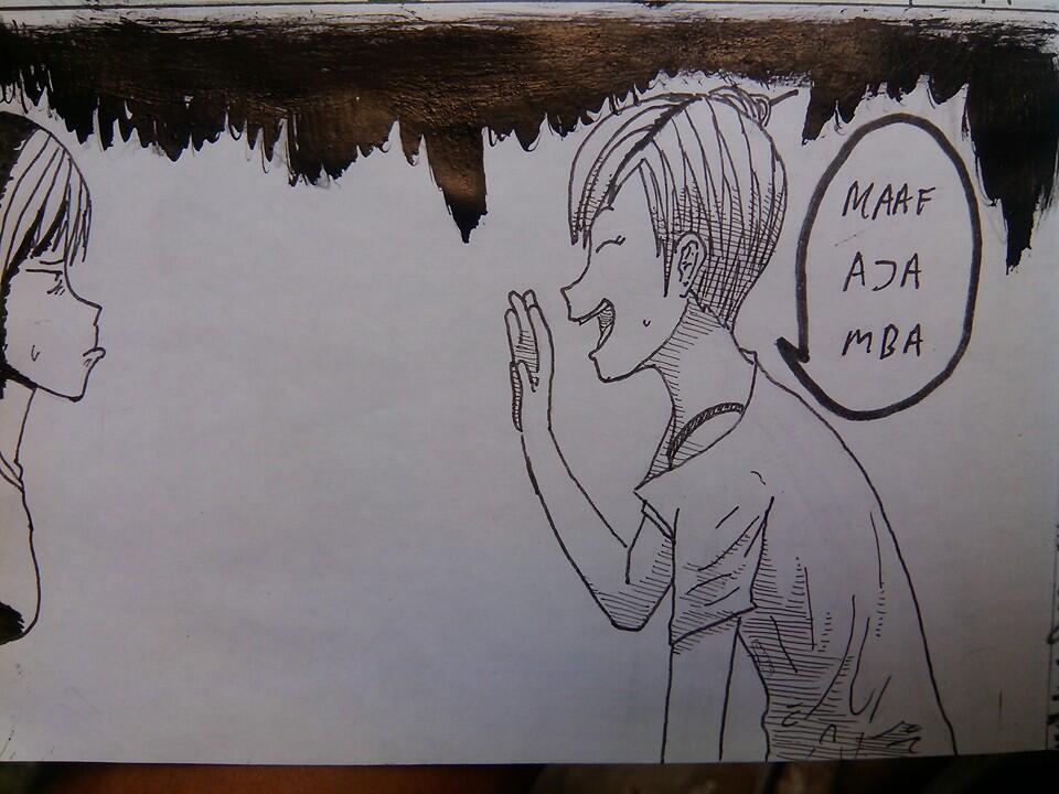 Baca komik buatan ane gan, judulnya, THE STUPID PEOPLE