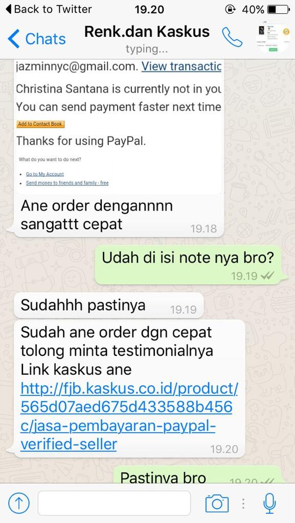 Jasa Pembayaran PayPal (Verified Seller)