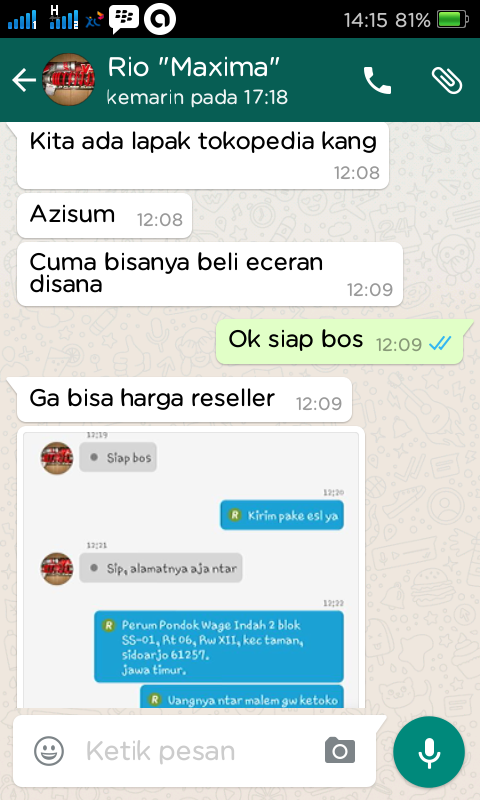 Hati&quot; dengan pemilik lapak cokey dikaskus dan rek MANDIRI 156-00-0785535-8 