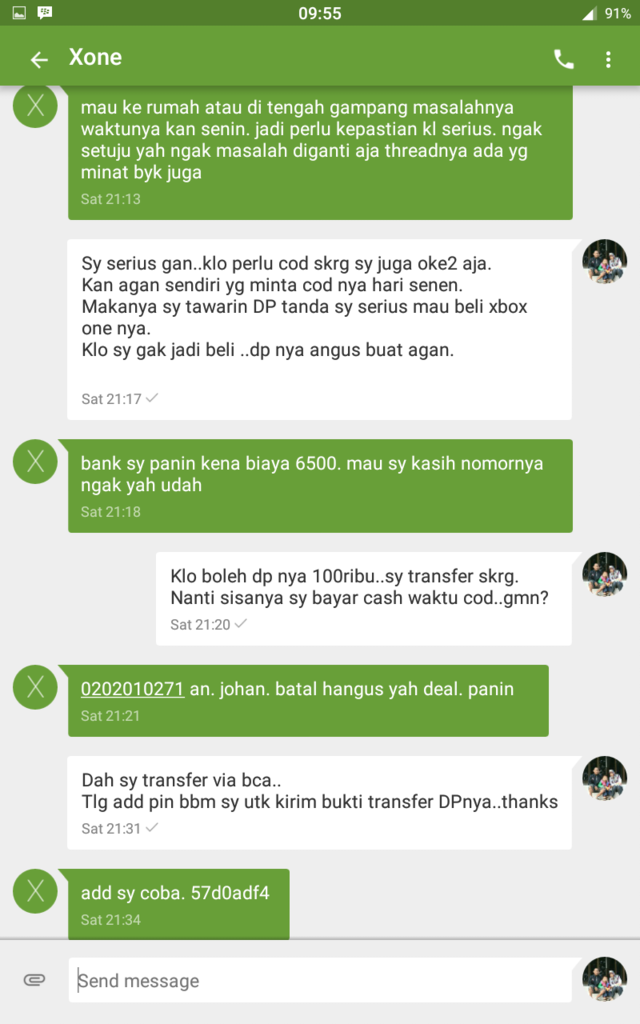 Hati2 dgn Penipu ID Samliu77 no.HP 087787353677 Pin BBM 57d0adf4