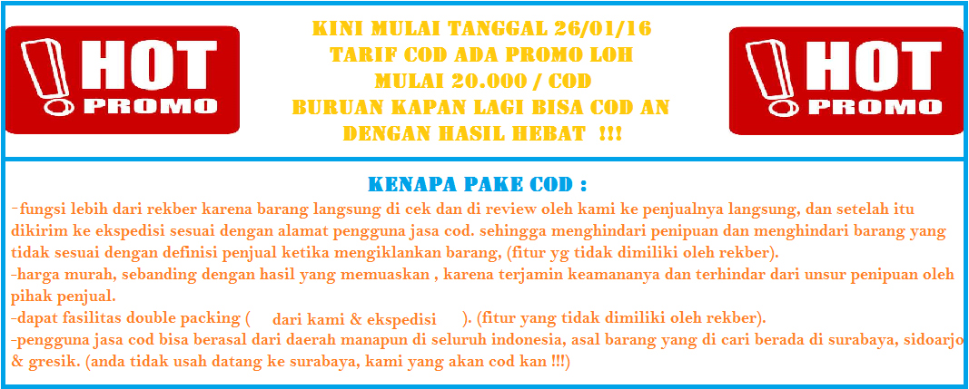 JASA COD DAN KURIR OJEKRI SURABAYA (EKSTRA SERVICE)