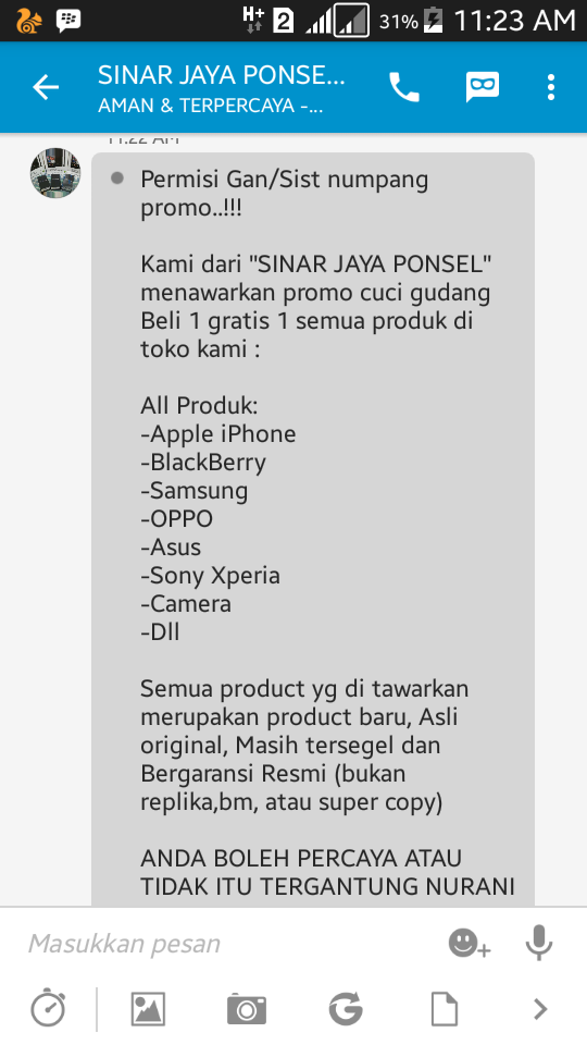 Ini cara ane ngerjain penipu lewat BBM