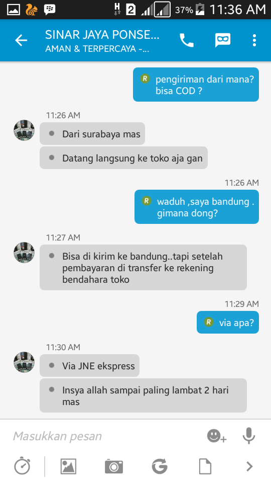 Ini cara ane ngerjain penipu lewat BBM