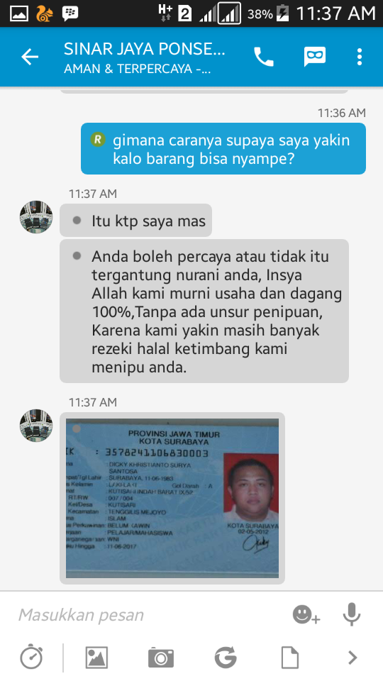 Ini cara ane ngerjain penipu lewat BBM